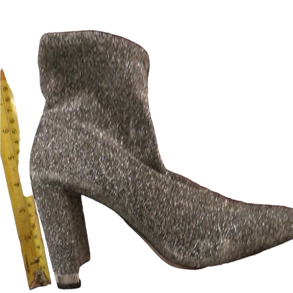 Micheal Kors size 10 metallic silver stretch boots from MK store - Picture 4 of 14